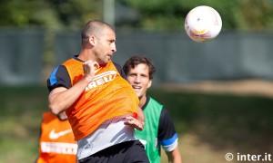 Inter allenamento 17 settembre 2012 - Samuel