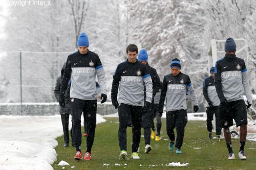 Inter allenamento 14122012