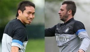 Cassano Nagatomo allenamento