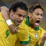 Brasile-Spagna Confederations Cup 2013 Fred Neymar