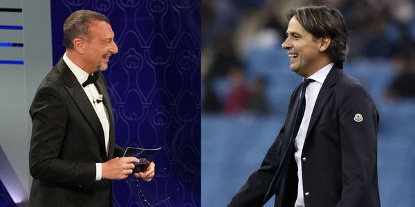 Sanremo Amadeus Inter Inzaghi