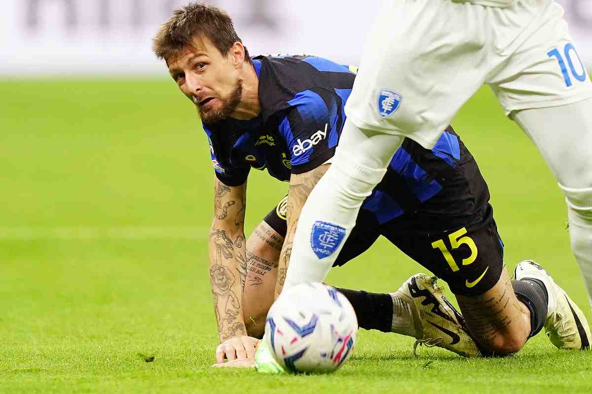 Francesco Acerbi infortunato in Nazionale