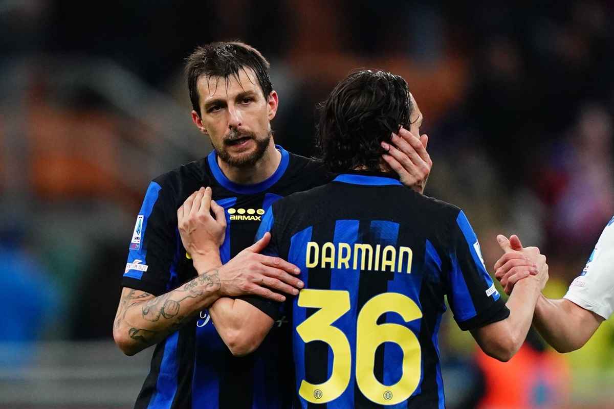 Matteo Darmian e Francesco Acerbi Inter