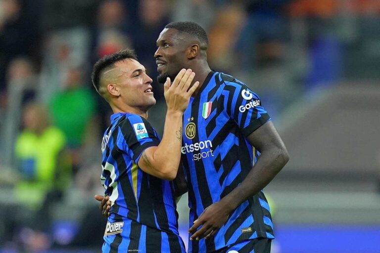 Lautaro Martinez e Marcus Thuram