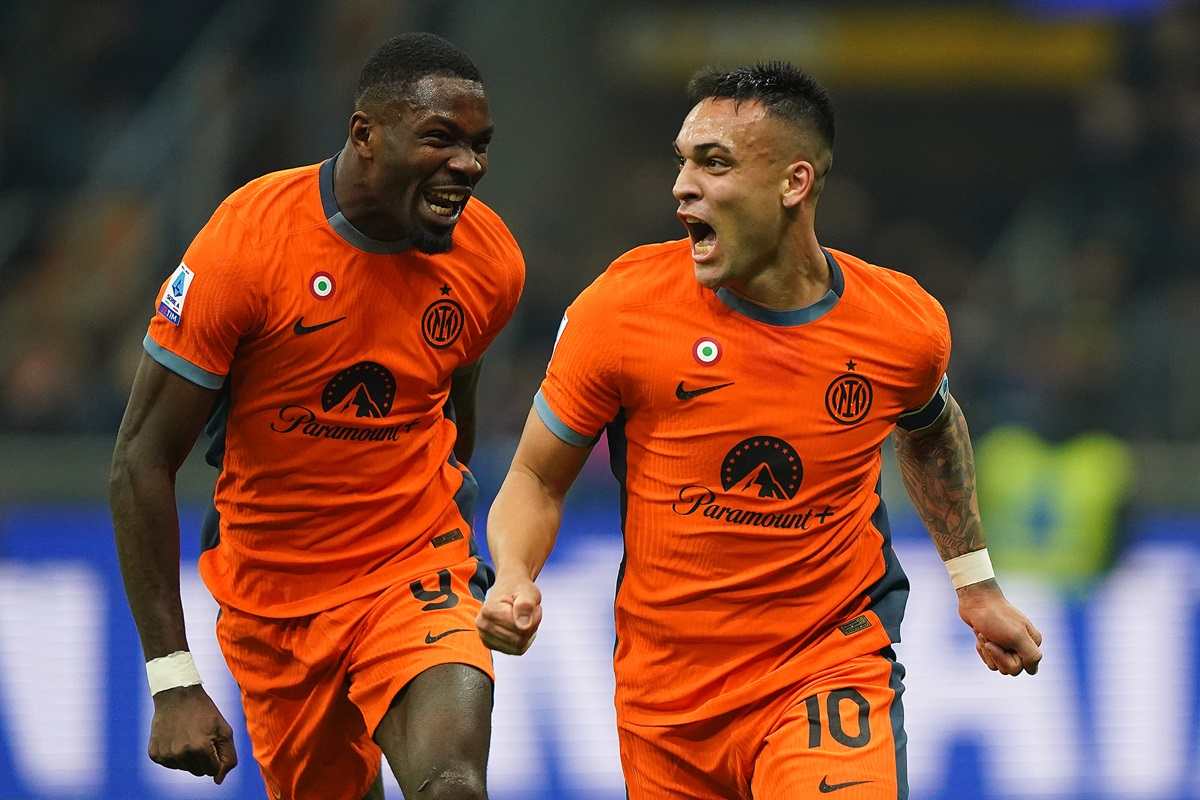 Lautaro Martinez e Marcus Thuram Inter