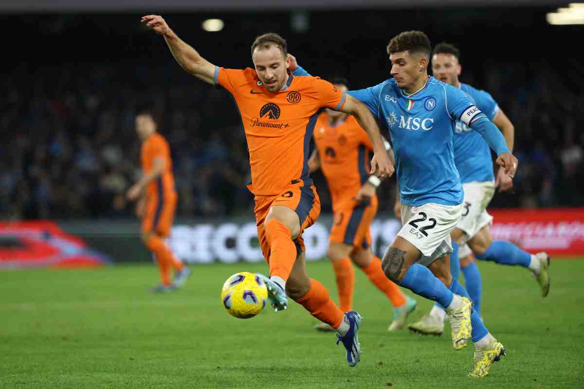 Inter e Napoli in campo