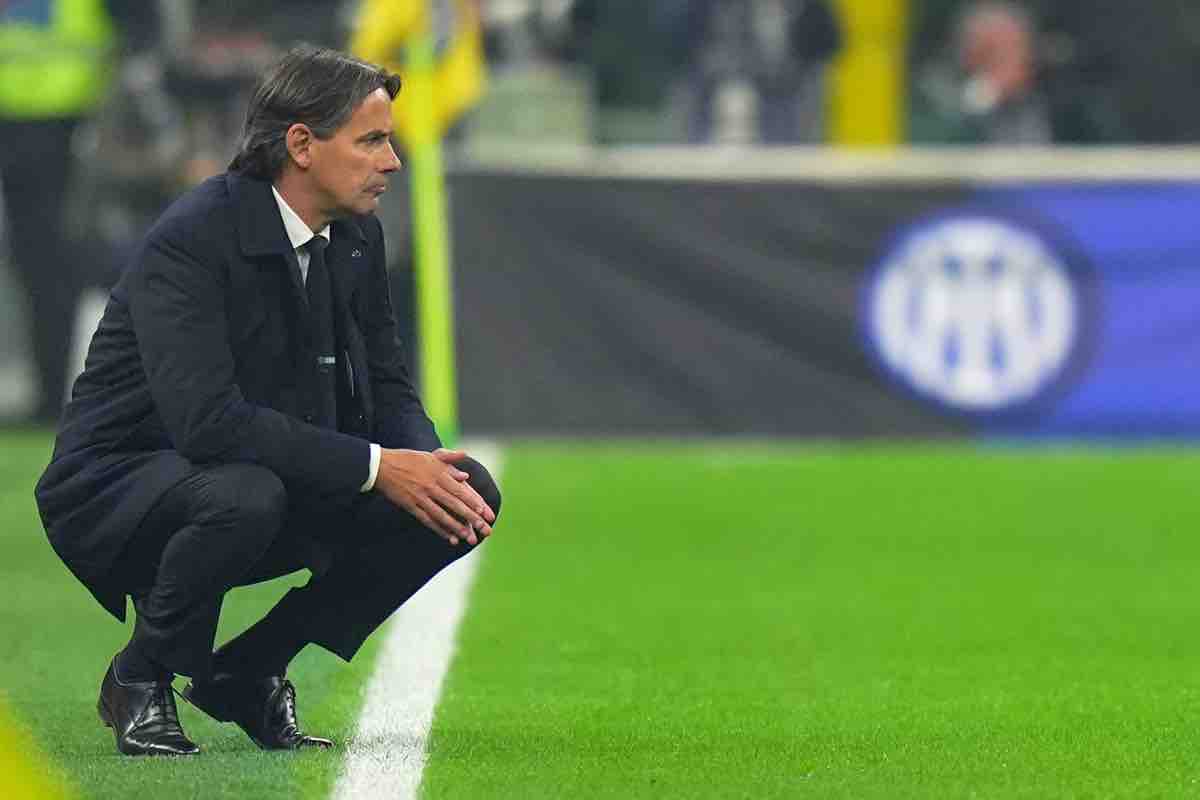 Inzaghi durante Inter-Napoli