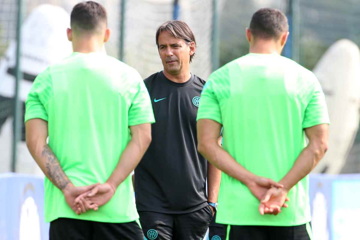 Simone Inzaghi ad Appiano