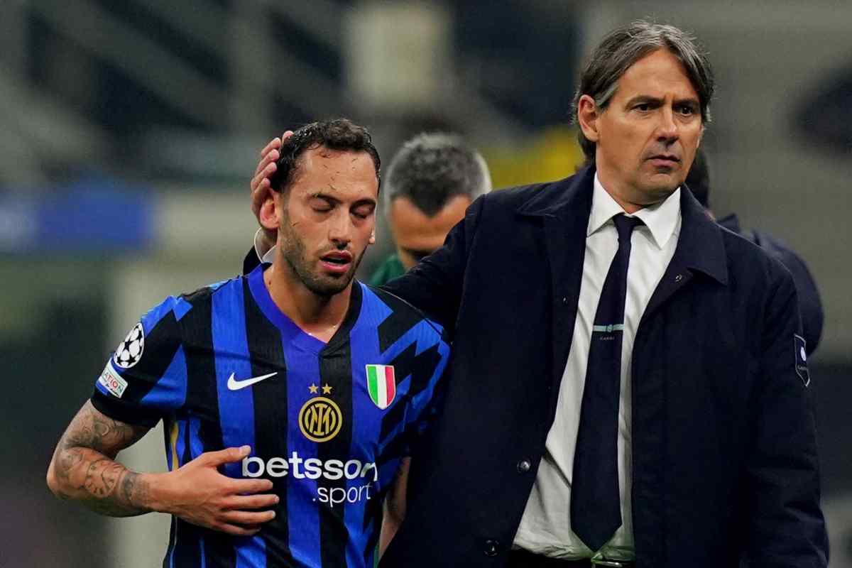 Inzaghi e Calhanoglu