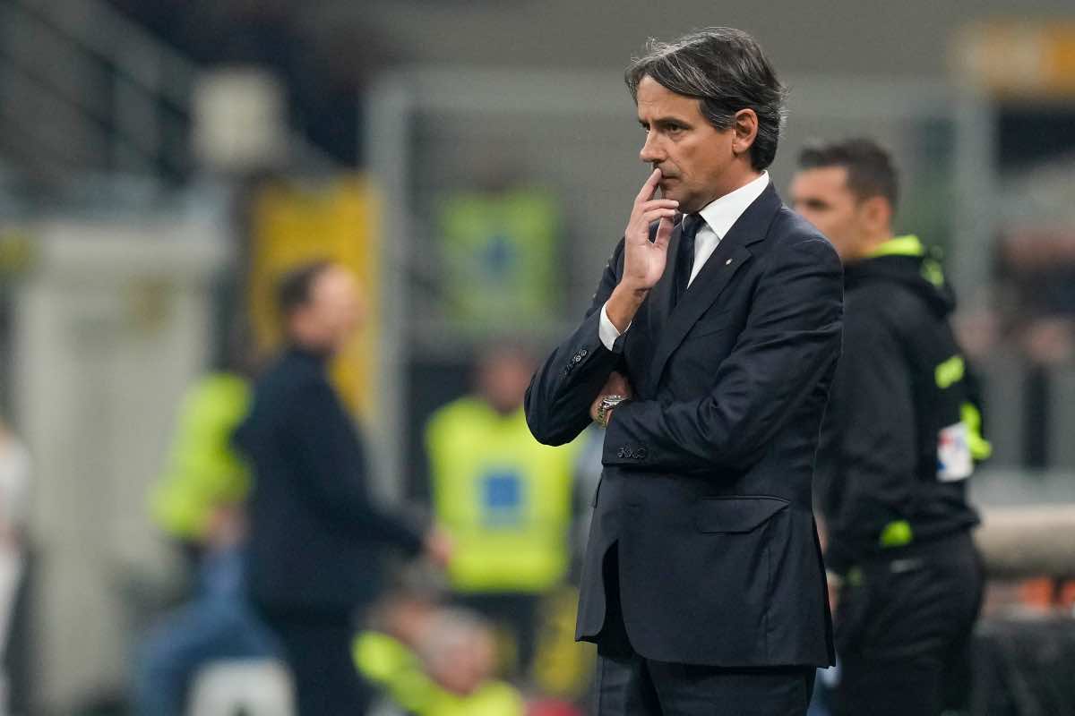 Simone Inzaghi in panchina