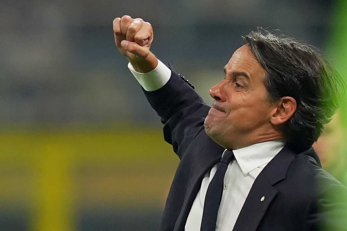 Simone Inzaghi arrabbiato con l'arbitro