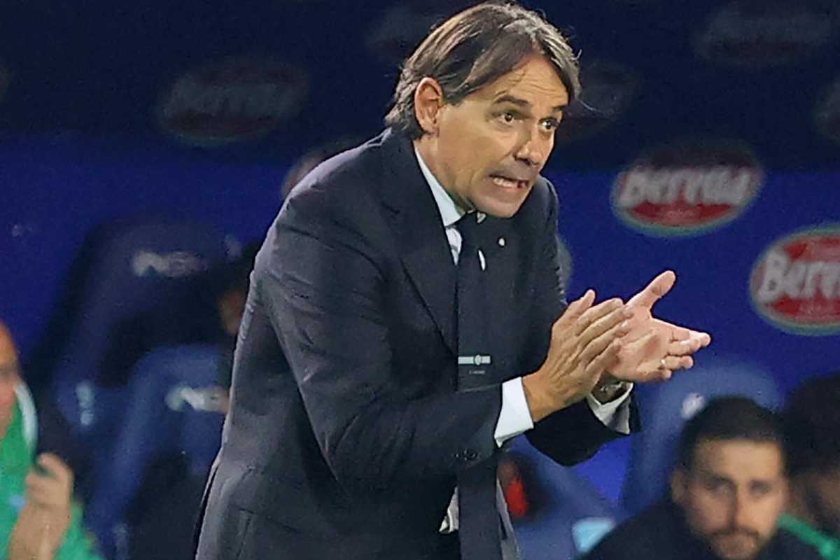 Inzaghi incita la squadra 