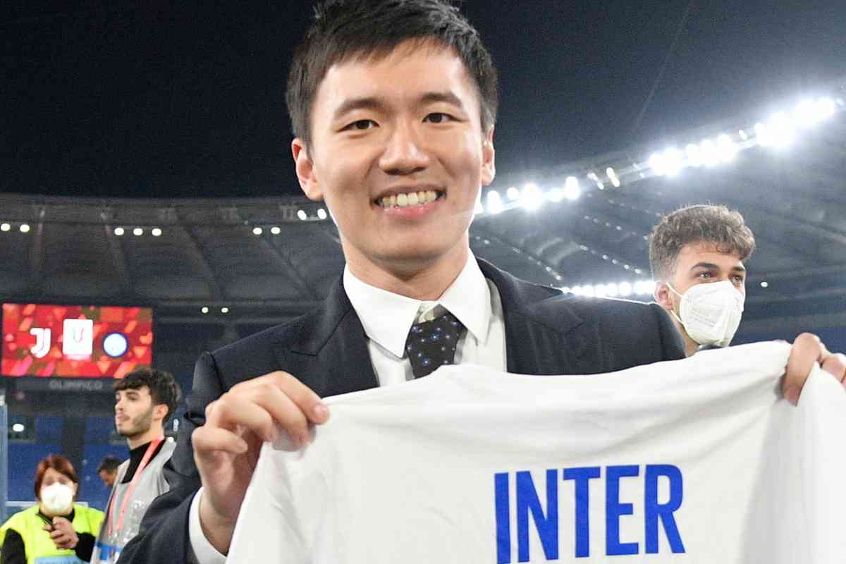 Steven Zhang festeggia un successo dell'Inter