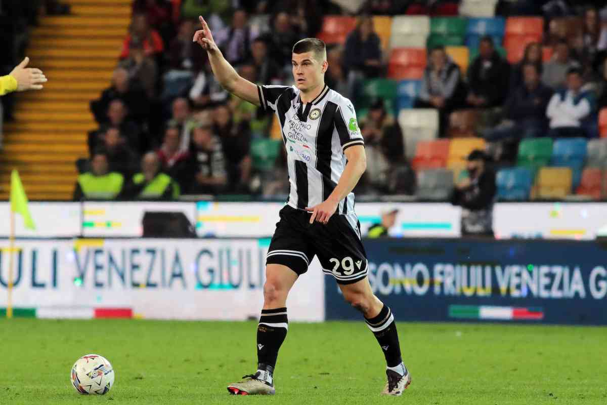 Bijol con l'Udinese