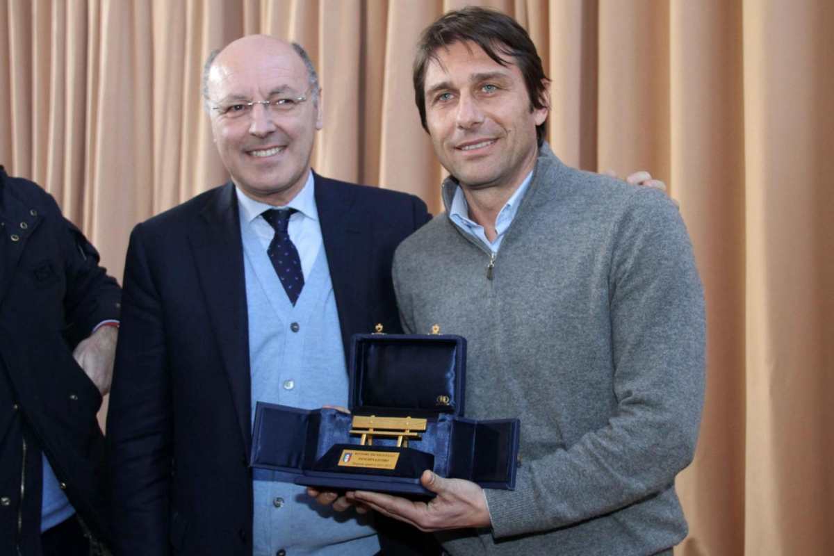 Giuseppe Marotta assieme a Conte