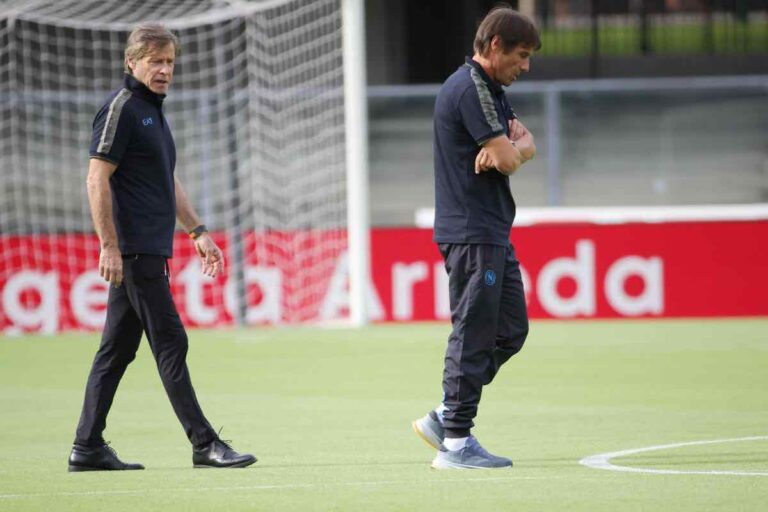 Oriali e Conte in campo