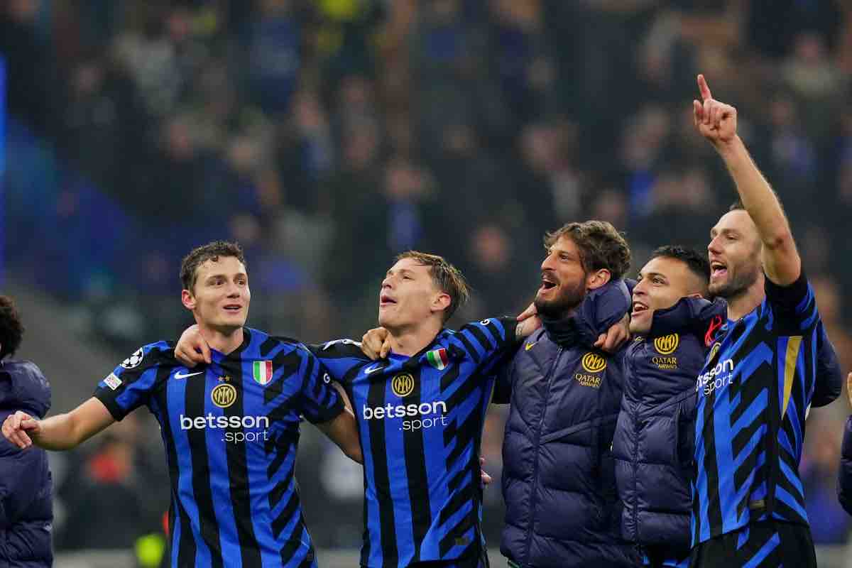 L'Inter festeggia