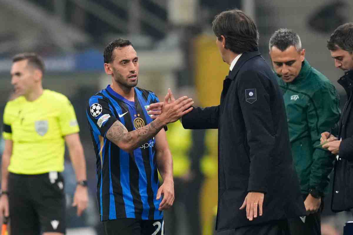 Calhanoglu e Inzaghi