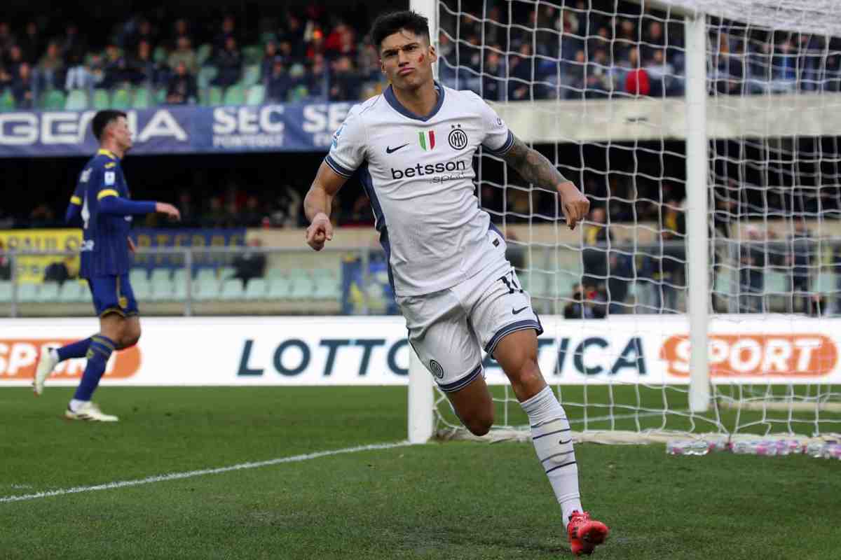 Correa esulta contro il Verona