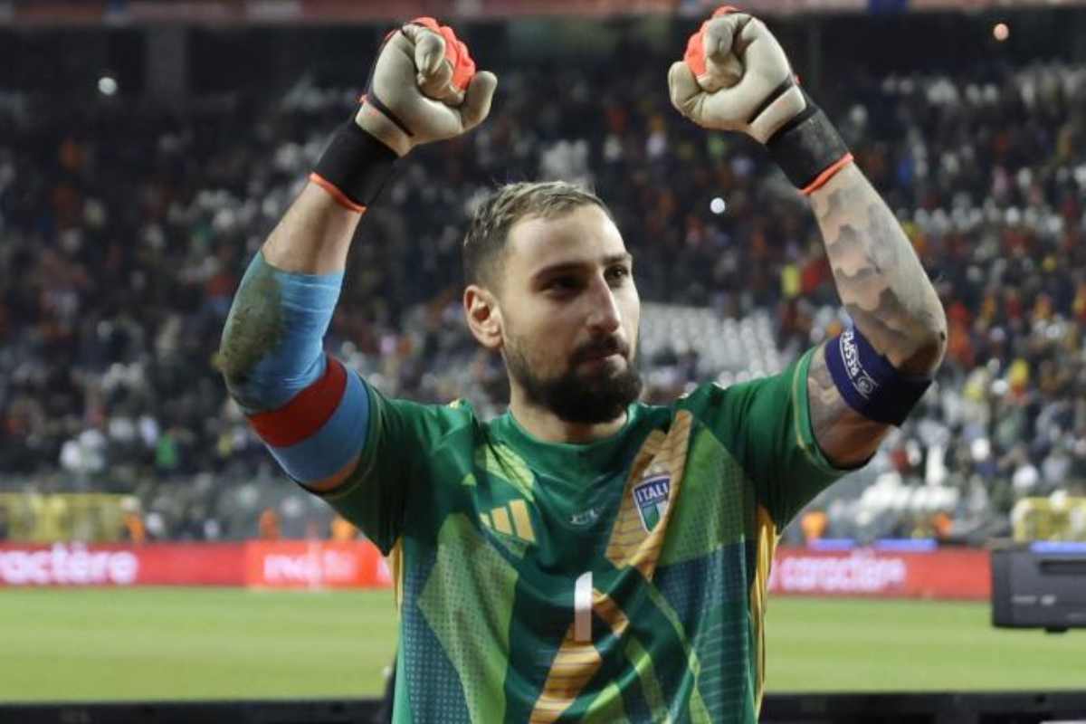 Donnarumma esulta