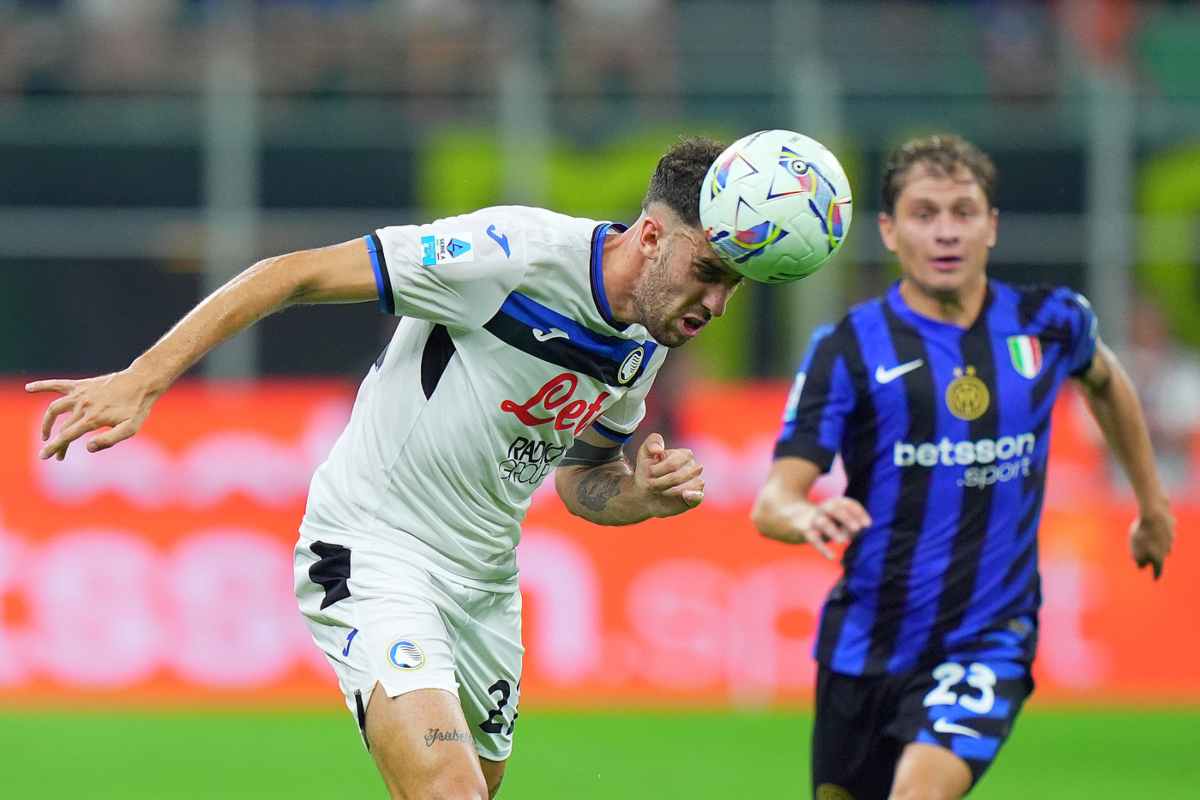 Inter e Atalanta in campo