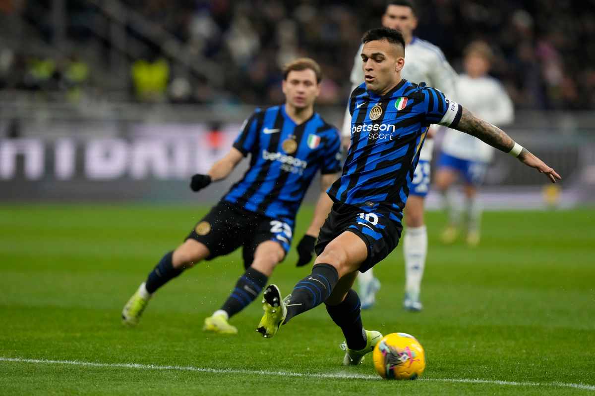 Lautaro Martinez contro il Como