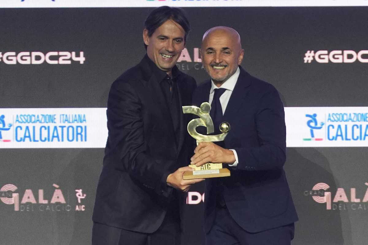 Spalletti e Inzaghi sul palco