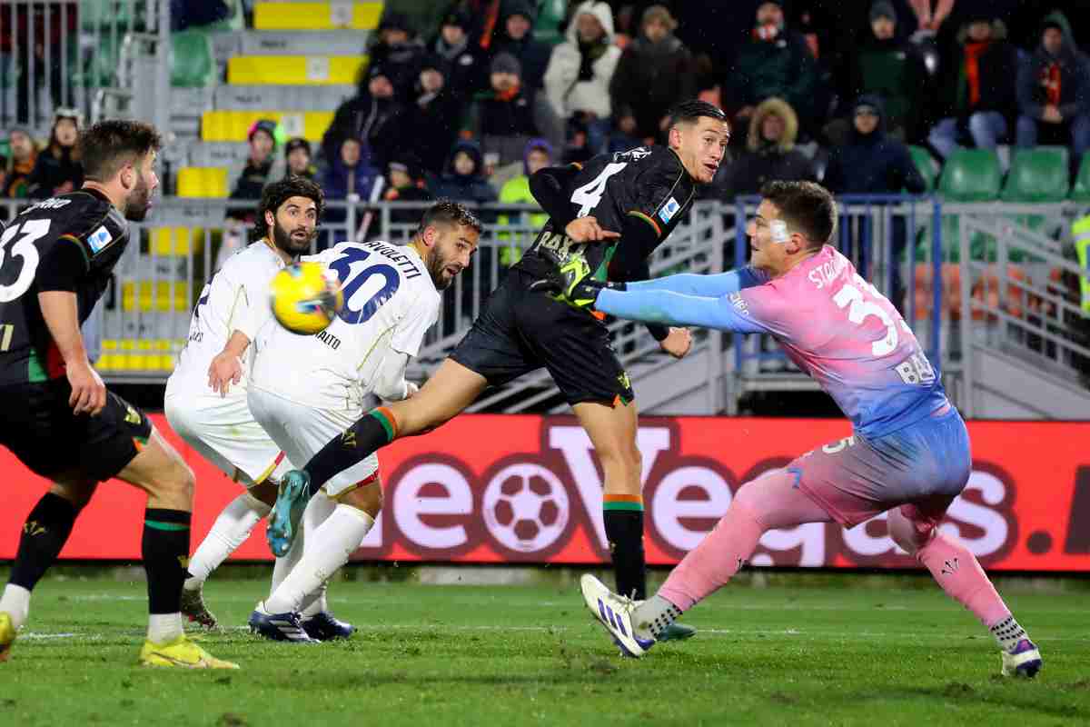 Filip Stankovic contro il Cagliari