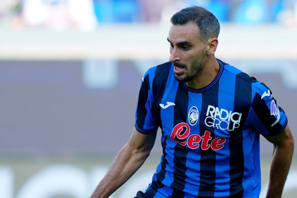 Zappacosta in campo con l'Atalanta