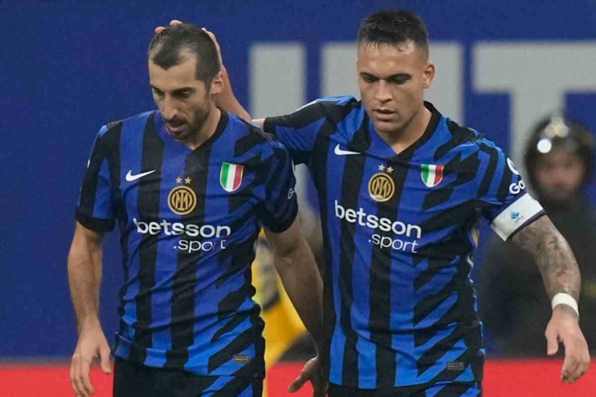 Lautaro Martinez e Mkhitaryan