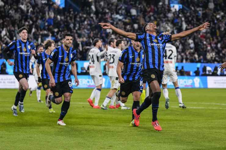 L'Inter festeggia