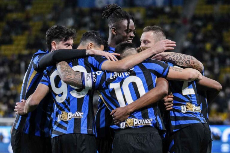 L'Inter festeggia