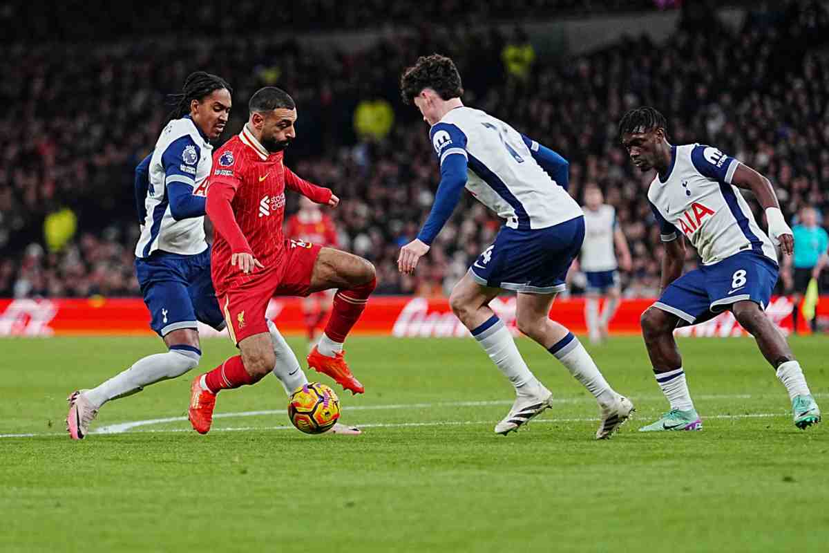 Tottenham in campo contro il Liverpool