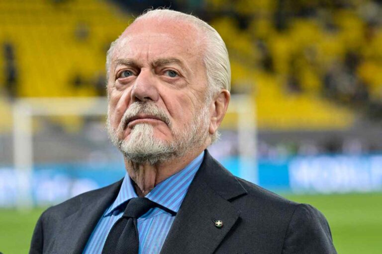 Aurelio De Laurentiis nervoso in vista di Napoli-Inter