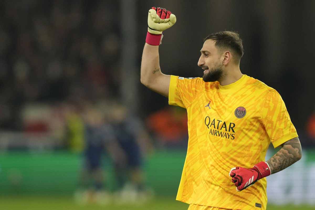 Donnarumma esulta al Psg