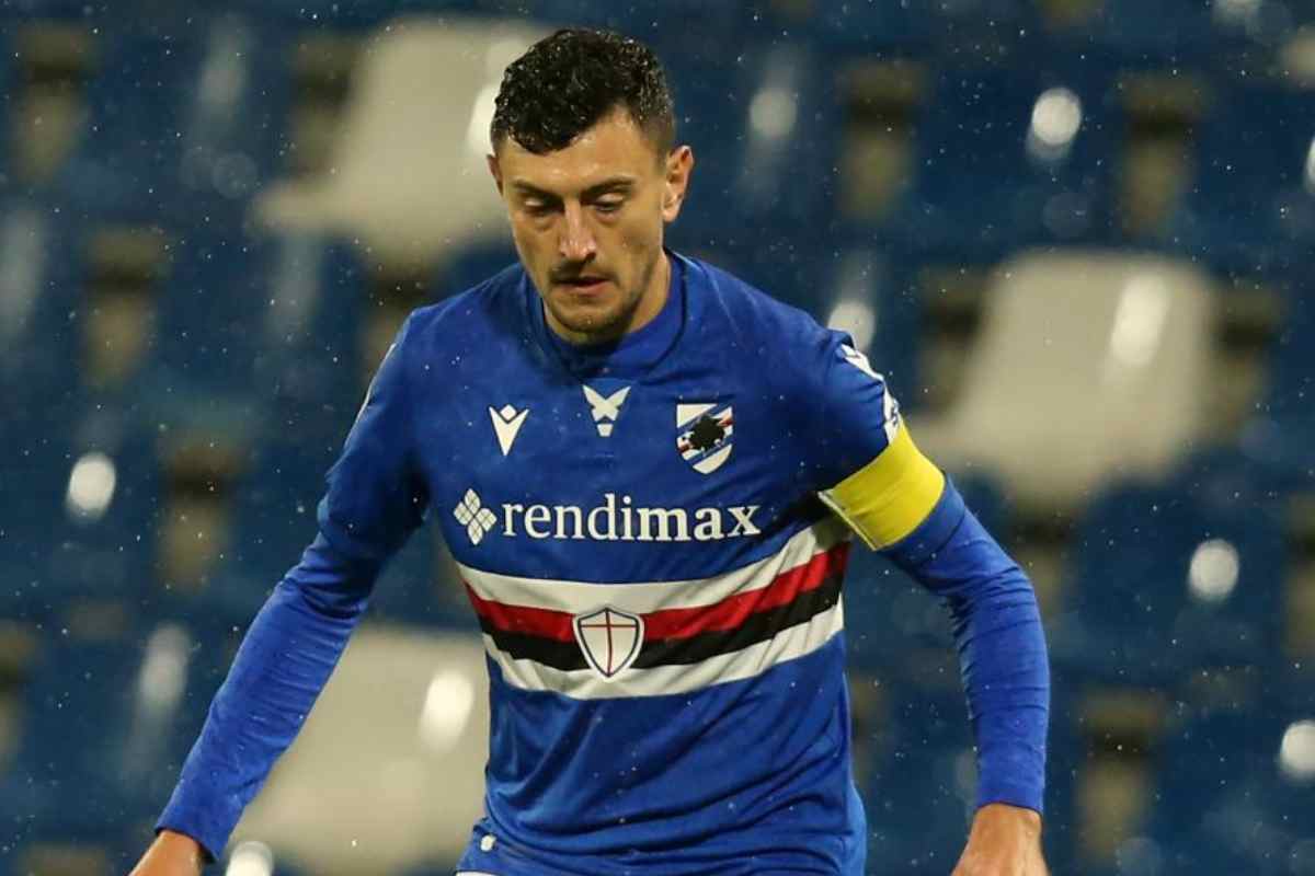 Ferrari in campo con la Sampdoria