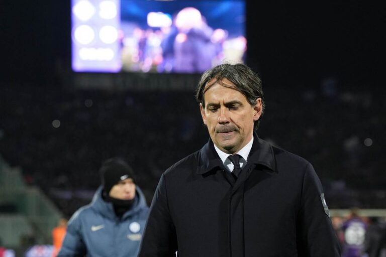 Inzaghi in Fiorentina-Inter