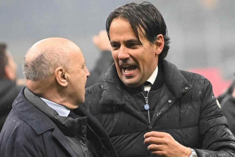 Marotta e Inzaghi si guardano