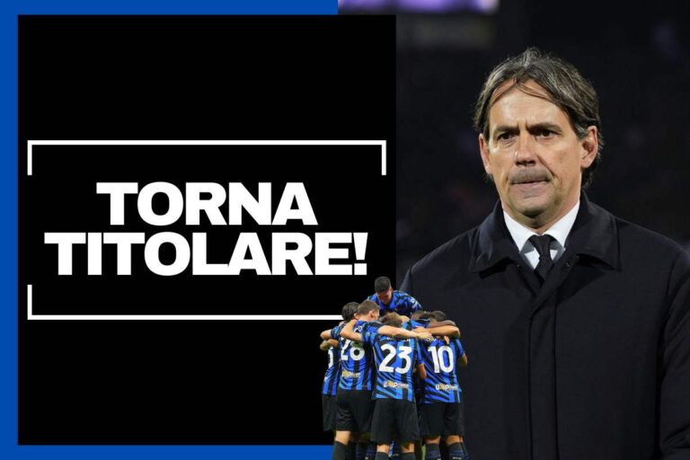 Inter, torna titolare